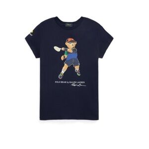 polo ralph lauren tennis bear t shirt us open